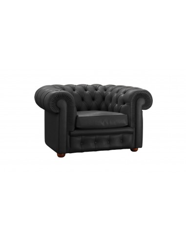 Chester Fauteuil avec revêtement en cuir