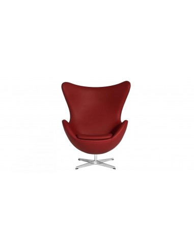 Fauteuil Egg chair en cuir ou en peau poils