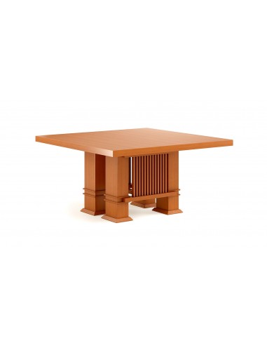 Allen Table carré en bois massif de cerisier (réédition)