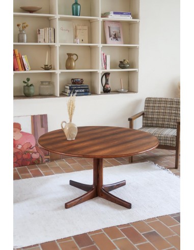 Grande table basse ronde scandinave