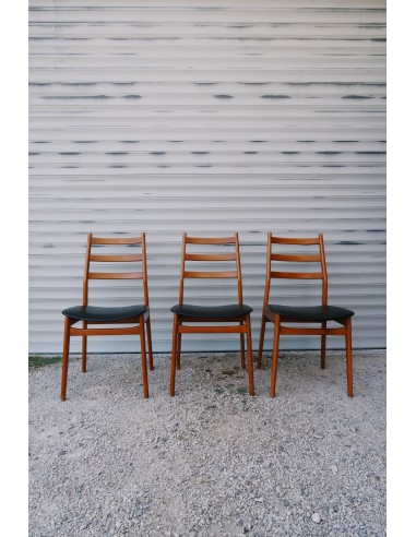 Série de 3 chaises scandinaves