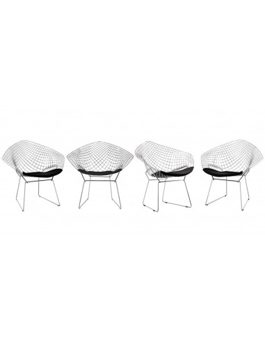 Set 4 Diamond Armchair